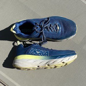 Hoka One One Bondi 6 Running Shoe in EBLS Blue Women's US 10